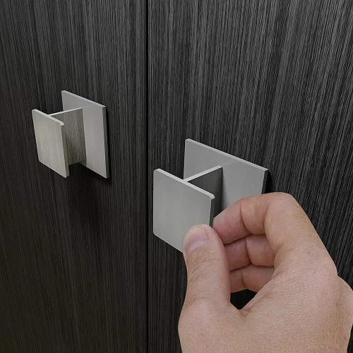 Miniatura 8 de HRX - Manija de puerta autoadhesiva para puerta, fácil de instalar, sin tornillos, despegar y pegar en vidrio, madera, metal, plástico, perilla