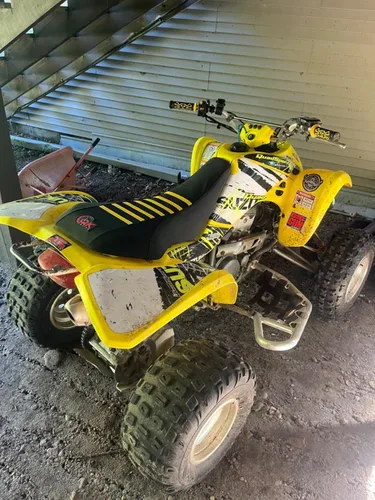 Miniatura 6 de Funda de asiento compatible con Suzuki LTZ 400 Z400 2003-2008 - Protector de asiento de ATV a medida (negro/amarillo)