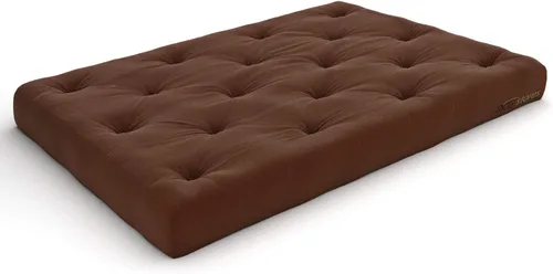 Miniatura 45 de Nirvana Futons Colchón de futón completo de 6 pulgadas, sarga azul marino, fabricado en Estados Unidos Azul marino (Navy Twill)