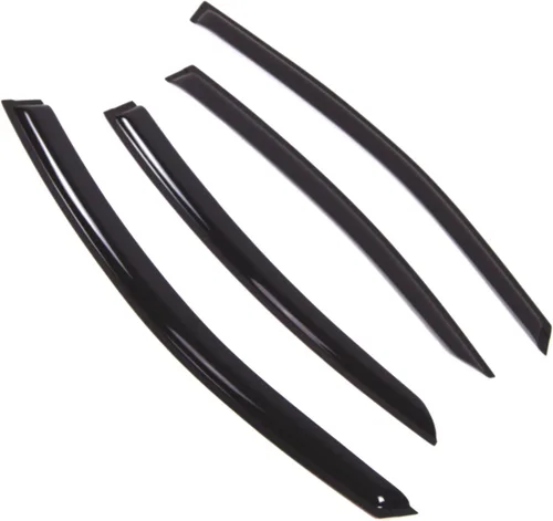 Visor de ventana compatible con Subaru Legacy Sedan 2015-2016, DGWV2-844, deflector de montaje exterior, protector de lluvia, humo oscuro, juego de