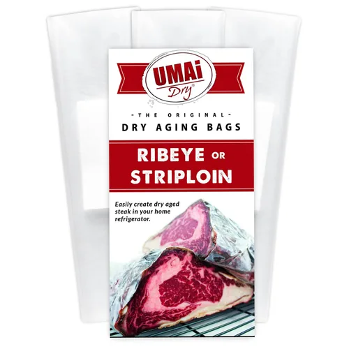 Bolsas de envejecimiento seco UMAi Dry para filetes, paquete de 3, bolsas de envejecimiento seco para carne, filete ribeye y solomillo hasta 12-18