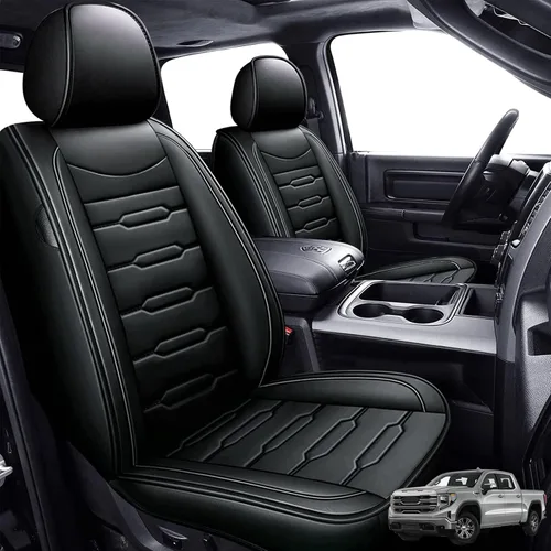 Miniatura 20 de AOMSAZTO Fundas de asiento de automóvil de ajuste personalizado para Cadillac ATS 2013-2018, fundas de cojín de vehículo, protectores de asiento