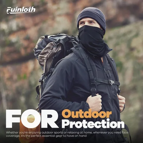 Miniatura 5 de Fuinloth Polaina para el cuello, paquete de 6 unidades de máscara facial con protección UV refrescante para hombres y mujeres