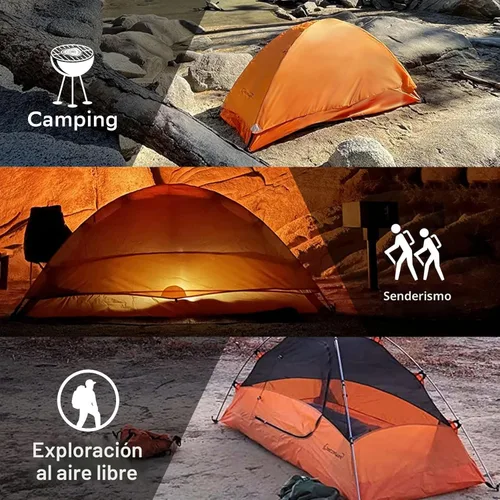Miniatura 5 de Clostnature Tienda de Campaña Ligera para Mochileros – Tienda de campaña ultraligera para mochileros de 1/2/3/4 personas, tienda de campaña
