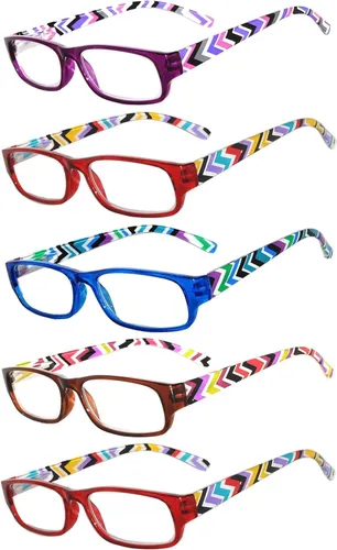 Miniatura 9 de OWL 5 pares de lentes de lectura de moda para mujer, bisagra de primavera