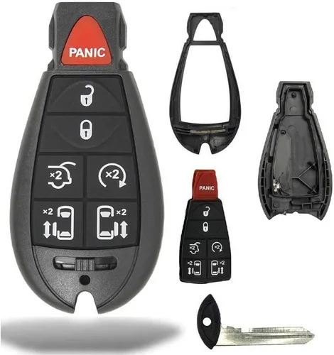 1 llavero de coche con 7 botones de arranque remoto Fobik Shell / CASE M3N5WY783X, IYZC01C para Town Country Dodge Grand Caravan Volkswagen Routan