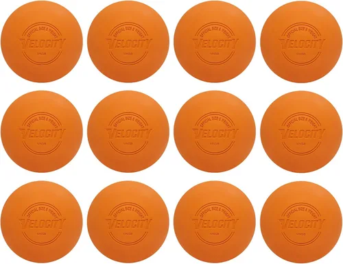 Miniatura 125 de Pelotas de lacrosse Velocity - 1, 2, 3, 6, 12, 18, 24, 36, 60 y 120 paquetes - para práctica, tamaño oficial aprobado por la NFHS y la universidad