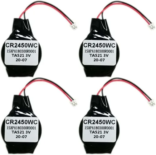 Miniatura 5 de Batería de 3 V para ABB TA521-1SAP180300R0001 - CR2450WC 3V / 550mAh PLC Batería de repuesto (1 unidad)