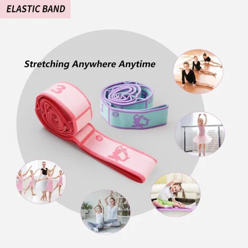Miniatura 2 de 2 correas elásticas para niños, bandas elásticas para gimnasia, bandas de estiramiento para niños, bandas de estiramiento para niños, bandas