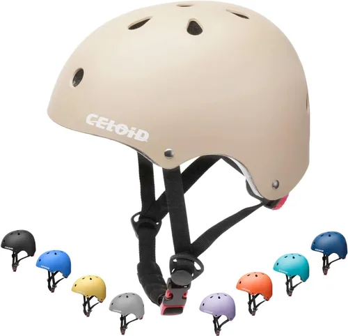 Miniatura 21 de Casco de bicicleta para niños, cascos de patineta para niños de 2 a 3 a 5 a 8 a 14 años, ajustable, multideporte, bicicleta, patinaje, fútbol