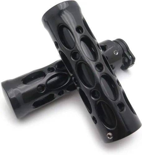 -Agujero hueco forma 7/8" empuñaduras compatibles con Nomad Drifter Vulcan 1600 2000 Negro [B00YWBW23Q]