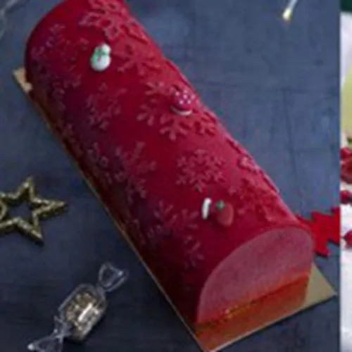 Miniatura 7 de Kit de patrón de copo de nieve de Navidad, tapete de textura, molde de silicona para tartas, mousse, postre, utensilios para hornear
