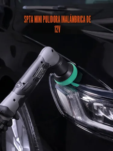 Miniatura 8 de SPTA Mini Pulidora Inalámbrica, Pulidora Múltiple Inalámbrica de 12V, Micro Pulidora de Coche Inalámbrica Eliminadora de Rayones RO/DA