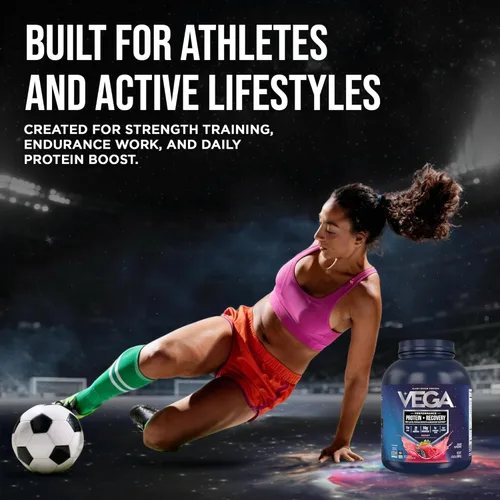 Miniatura 9 de Vega Sport proteina en polvo gusto moca (45 porciones, 67.9 onzas) - Polvo de proteína vegana a base de plantas, BCAA, aminoácidos