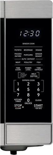 Miniatura 16 de SHARP Horno microondas para encimera con plato giratorio extraíble de 16.5 pulgadas, 1200 vatios, 2.2 pies cúbicos, acero inoxidable