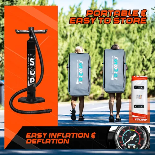 Miniatura 8 de FunWater Tabla de remo inflable ultraligera con accesorios de SUP para adultos y jóvenes de todos los niveles de habilidad