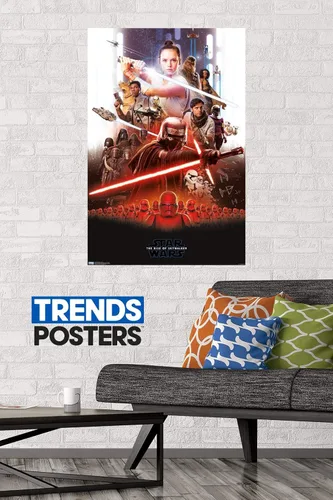 Miniatura 2 de Trends International Star Wars: The Rise Of Skywalker - Póster de pared grupal, 22.375 x 34 pulgadas, versión sin marco