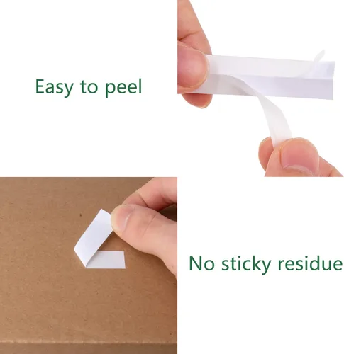 Miniatura 3 de Paquete de 4 cintas TZ de 0.709 in 0.7 laminadas de etiquetas blancas compatibles con Brother P Touch Label Maker Tape TZe 241 TZe241 TZC-241