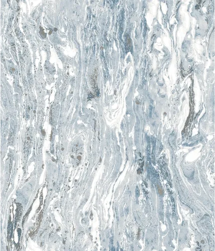 Miniatura 4 de RoomMates Papel pintado Silver Satellite Seas Peel & Stick