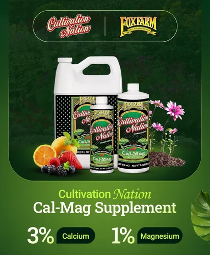 Miniatura 2 de FoxFarm Cultivation Nation Cal-Mag para plantas - 4-0-0, 3% de calcio, 1% de magnesio - 1 galón