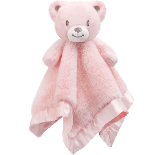 Miniatura 11 de Manta de Seguridad con Oso - Manta Suave para Bebé Lovey, Manta Esponjosa Unisex Lovie, Juguetes de Peluche para Acurrucarse, Oso de Peluche