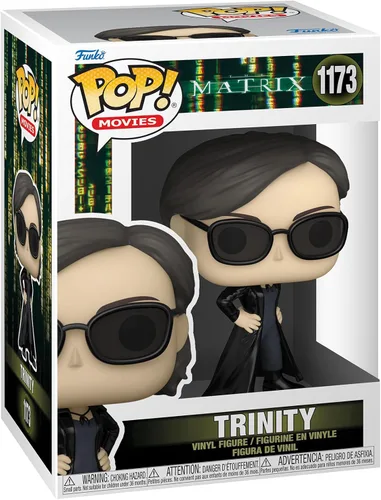 Funko Películas POP: The Matrix Resurrections - Trinidad, Multicolor, 4 pulgadas, (59254)