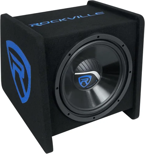 Miniatura 11 de Rockville RV208P - Subwoofers de audio para automóvil RMS duales de 8 pulgadas, 800 W, pico/400 W RMS en carcasa ventilada, diseño en ángulo de 15