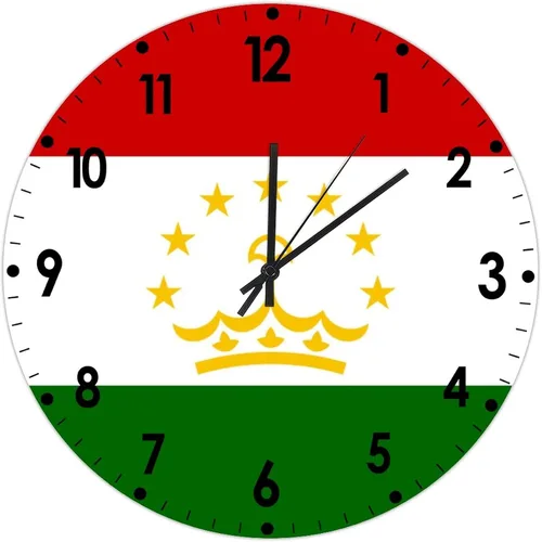 Miniatura 379 de Cheyan Reloj de pared con bandera de Canadá de 12 pulgadas, silencioso, sin tictac, de PVC, funciona con pilas, reloj redondo decorativo, regalo