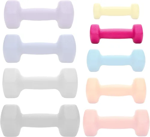 Miniatura 5 de Philosophy Gym Juego de 2 mancuernas de neopreno con forma hexagonal