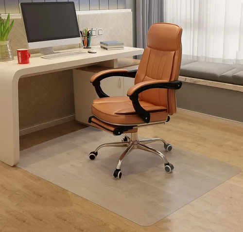 Miniatura 6 de Alfombrilla para silla para suelo de madera dura, 53"x 45" Alfombrilla para silla de oficina, Alfombrilla de suelo para silla de oficina