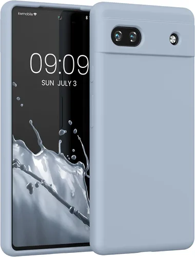 Miniatura 634 de kwmobile Funda Compatible con Google Pixel 6 Pro - Funda de teléfono de silicona TPU con acabado suave - Azul Arrecife