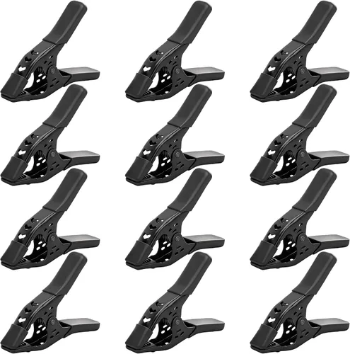 Miniatura 10 de Abrazaderas de resorte de metal resistentes de 4 piezas de 6 pulgadas: abrazaderas de metal de resorte para carpintería, apertura de mandíbula