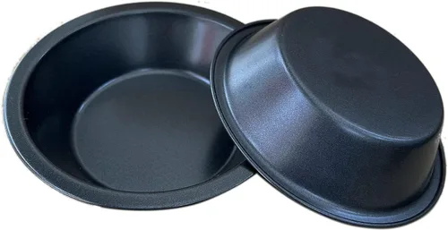 Miniatura 4 de Mini moldes para tartas de 5 pulgadas, 4 piezas pequeñas redondas de acero al carbono, juego de utensilios para hornear pasteles, corteza, tartas