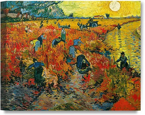 Miniatura 23 de Serie de pinturas de Vincent Van Gogh (favoritos). Reproducción de arte clásico de Van Gogh, impreso en lienzo Noche estrellada