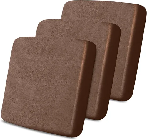 Miniatura 37 de Fundas de cojín tipo cuero para sofá, juego de fundas protectoras de muebles para sillón seccional, sofá biplaza de tela de elastano elástica
