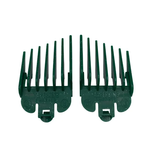 Miniatura 12 de Peine guía para cortapelos Taper King - ¡Adelgazamientos y desvanecimientos a prueba de errores en casa! Ruby (#1 a #3) - Compatible con cortapelos