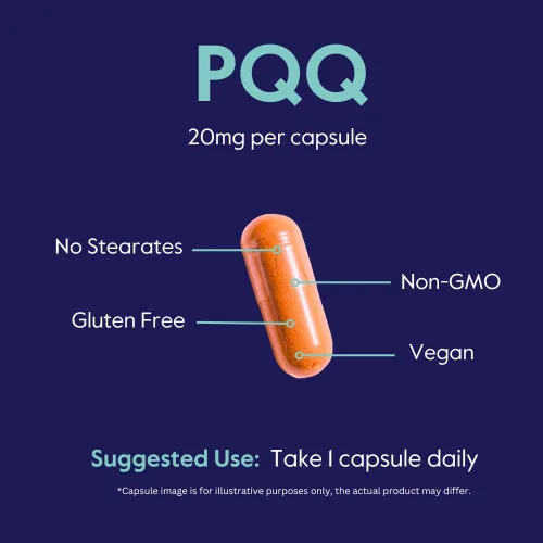 Miniatura 5 de BESTVITE PQQ 20 mg (pirroloquinolina quinona) (120 cápsulas vegetarianas) - Sin estearatos - Vegano - Sin OMG - Sin gluten