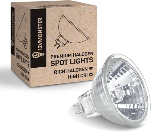 Miniatura 3 de MR16 Bombilla halógena foco reflector de abajo lámpara 10W 12V montaje en techo foco pista paisaje Malibu iluminación acento decorativo alto rico