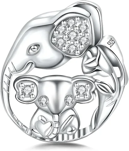 Miniatura 36 de Abalorios de plata de ley 925 con letras de la A ~ Z, para pulseras, collares, Día de San Valentín, Día de la Madre, joyería regalos para mujeres