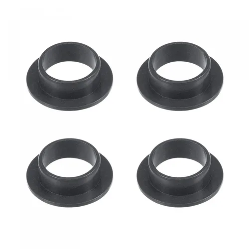 Miniatura 14 de uxcell - Cojinetes de manga con brida, 12 mm de diámetro interior, 14 mm de diámetro exterior, 10 mm de longitud, buje sin aceite envuelto en POM