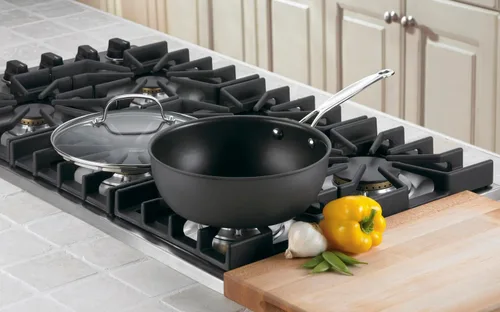 Miniatura 2 de Cuisinart 635-24 Chef's Classic - Sartén de chef antiadherente anodizada dura de 3 cuartos de galón con tapa