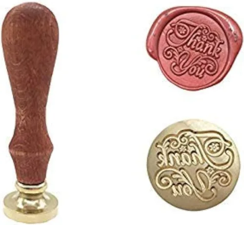 Miniatura 7 de Sello de sellado de cera vintage retro clásico para artes, manualidades, símbolo romántico, sello de cera, sello de metal, saludos elegantes