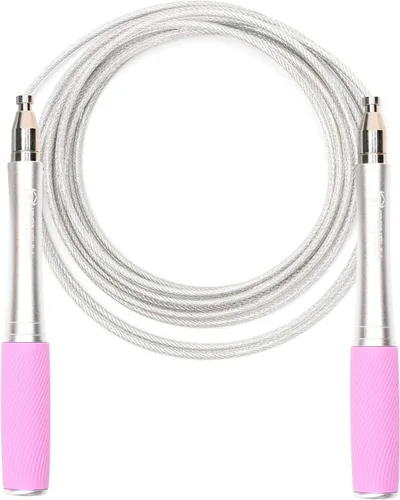 Miniatura 10 de Cuerda de saltar para hombres y mujeres, cuerda de saltar ultrarrápida, de alta velocidad, diseño autobloqueante sin tornillos con asas de aluminio