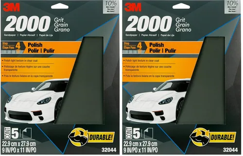 Miniatura 10 de 3M Wetordry - Papel de lija 32035, grano 800, 9 x 11 pulgadas, 5 hojas por paquete