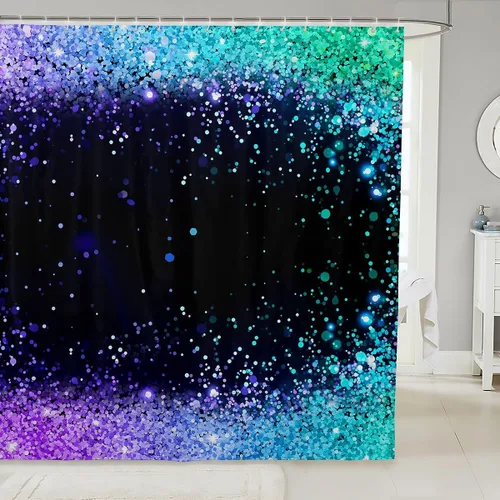 Miniatura 4 de Manfei Musical Shower Curtains Retro Musical Notes Print Bathroom Curtains for Kids Boys Girls Room Decor, Music Theme Waterproof Bath Curtains with