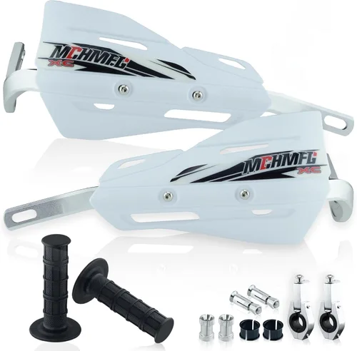 Miniatura 11 de Paramanos de moto de cross con empuñaduras, protectores de mano de motocicleta de 7/8 pulgadas y 1 1/8 pulgadas para cuatrimoto, soporte universal