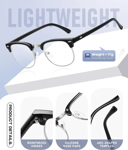Miniatura 4 de Perfectmiaoxuan - Gafas con bloqueo de luz azul, para computadora/juegos/pantalla para mujeres u hombres, anti luz azul y UV, Estándar