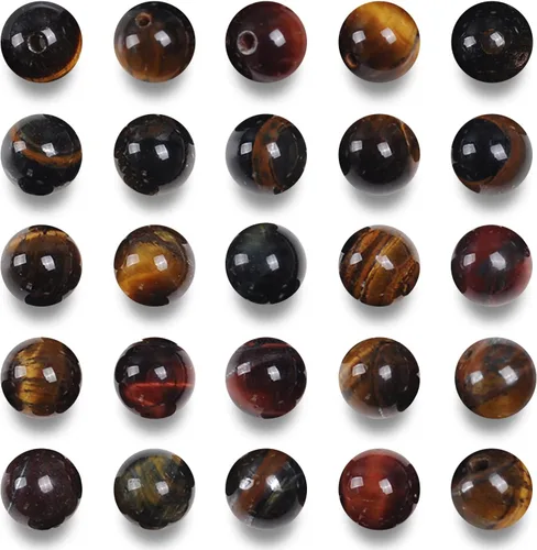 Miniatura 23 de Cuentas de apatita para hacer joyas 0.236 in Cuentas redondas de piedra para pulseras piedra de jaspe natural 60pcs/Strand