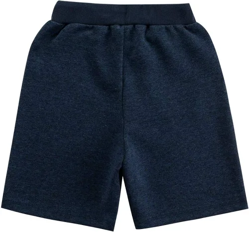 Miniatura 3 de UNCOO - Paquete de 2 pantalones cortos deportivos de tela deportiva saludable para niños (edad 3-12 años)