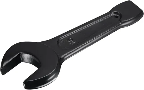 uxcell Llave de golpe de extremo abierto de 1.811 in, herramienta de mano de llave de cabeza única de acero de alta resistencia